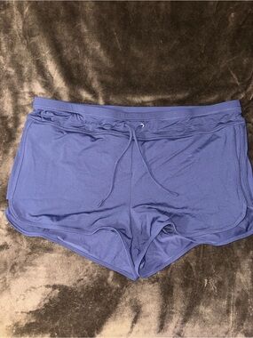 Athleta Royal Blue Women's Athletic Drawstring Shorts